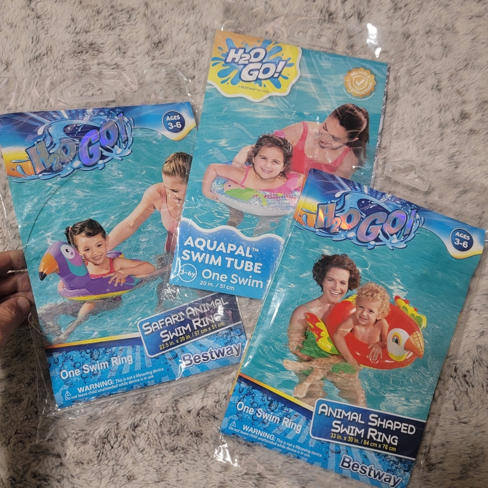 H2O Go Swim Rings - Pool Floats - Inflatable Toys